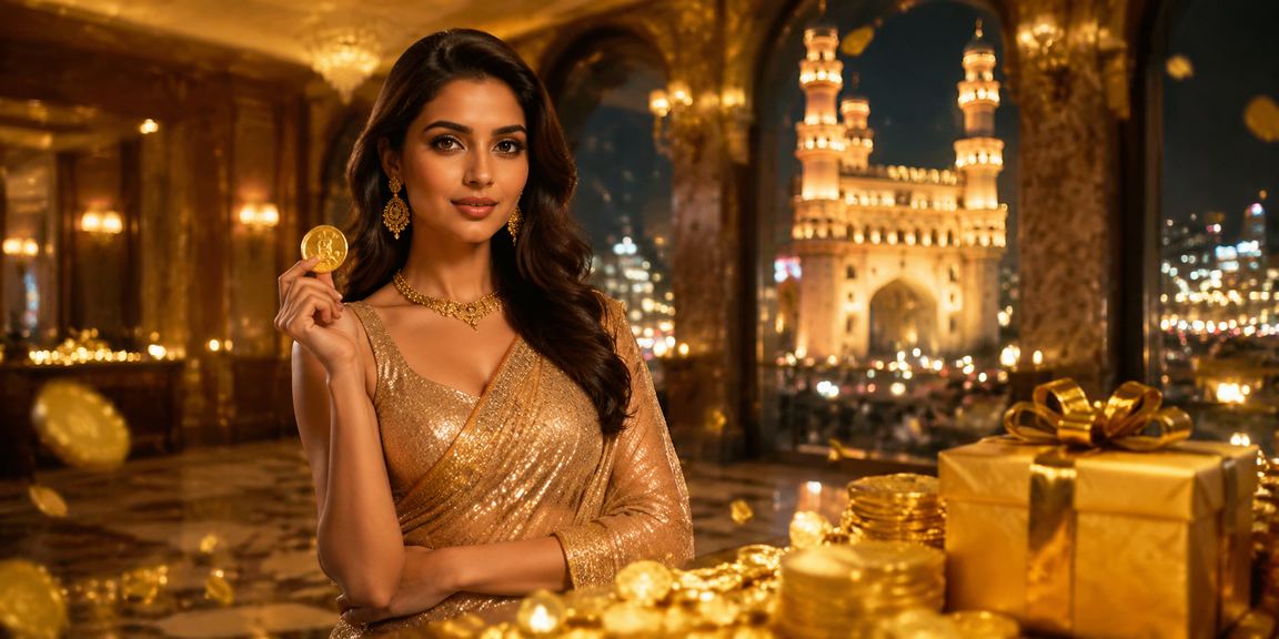 Live Casino studio with dealers in Hyderabad at night