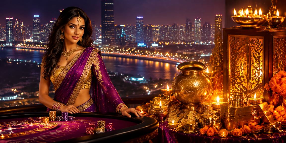 Festive Diwali night in Mumbai with cricket fans betting online